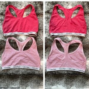 Calvin Klein sport bras - Size M